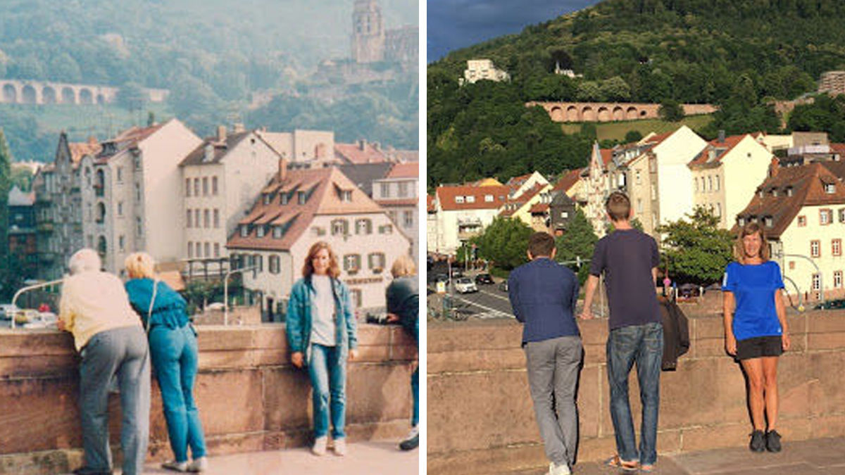 30年の時を経て 同じ場所で同じポーズをとったアメリカ人女性lisa Werner Tabi Labo