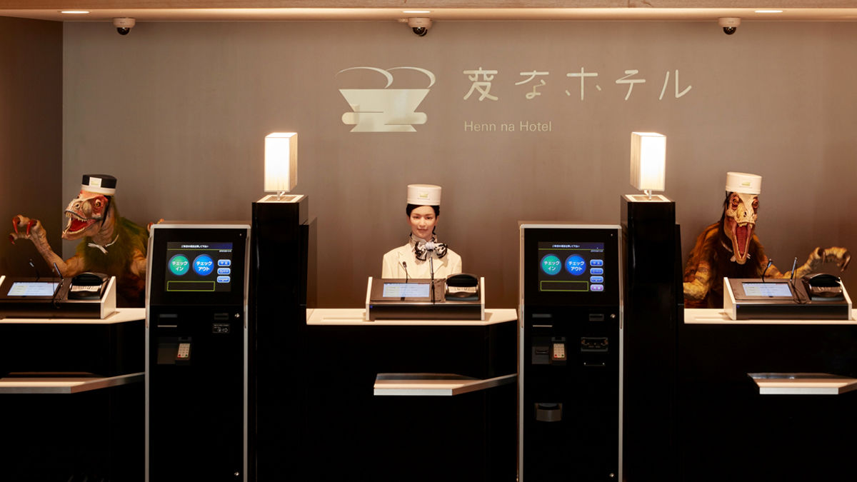 長崎県にある「変なホテル」がホントにヘン!