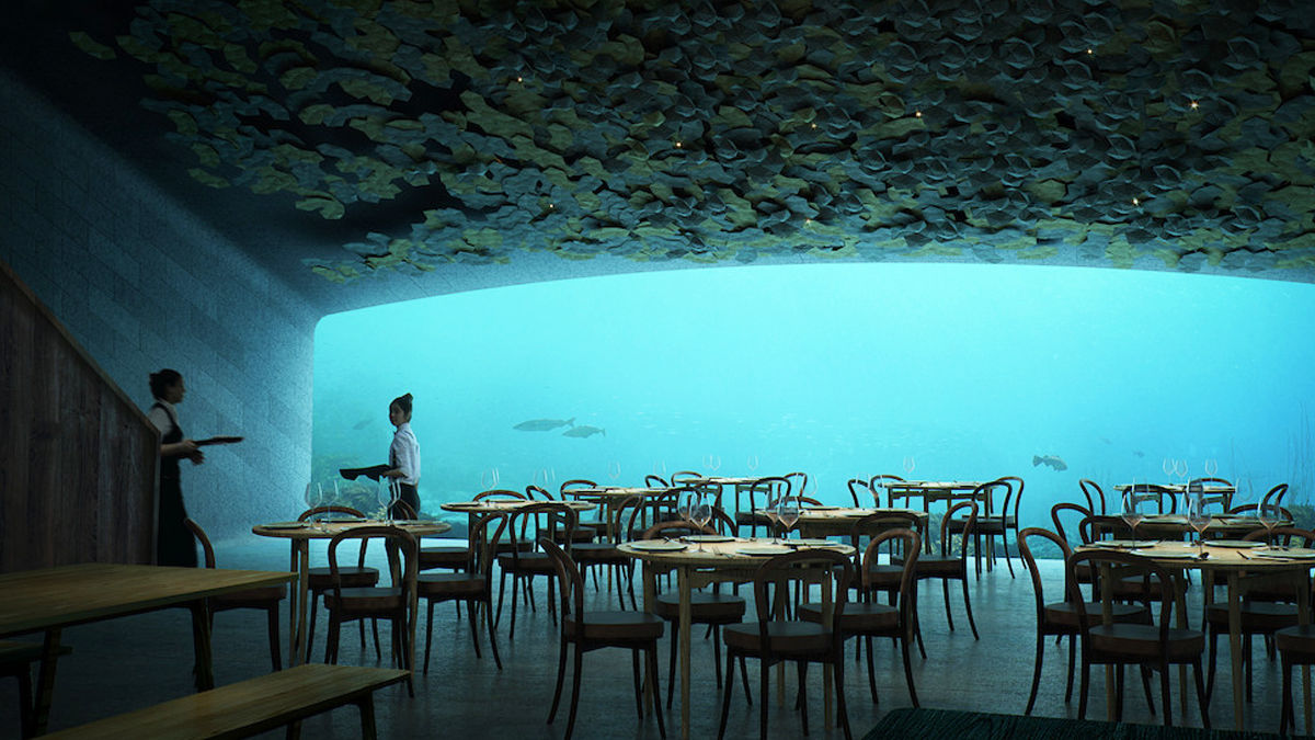 世界から注目されている ノルウェーの海底レストラン Under Tabi Labo