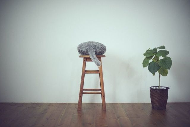 しなやかな動きに徹底的にこだわった「しっぽクッション」。