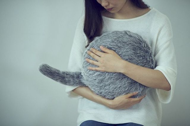 しなやかな動きに徹底的にこだわった「しっぽクッション」。