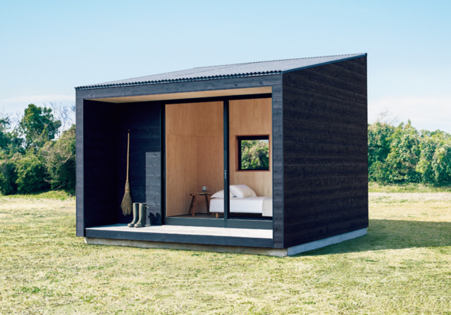 無印良品の小屋に、思わず「こもりたい」と思ってしまう。
