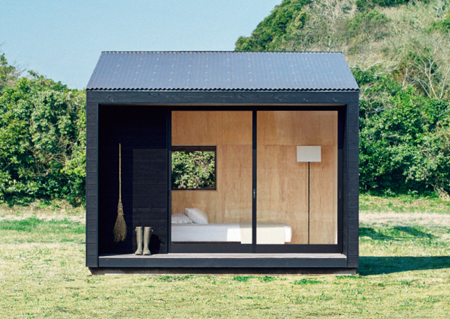 無印良品の小屋に、思わず「こもりたい」と思ってしまう。