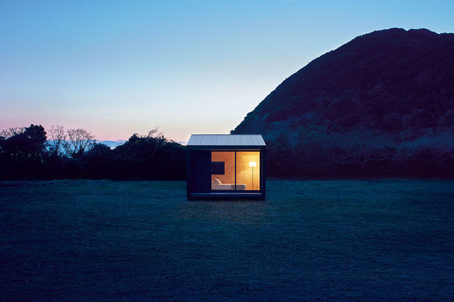 無印良品の小屋に、思わず「こもりたい」と思ってしまう。