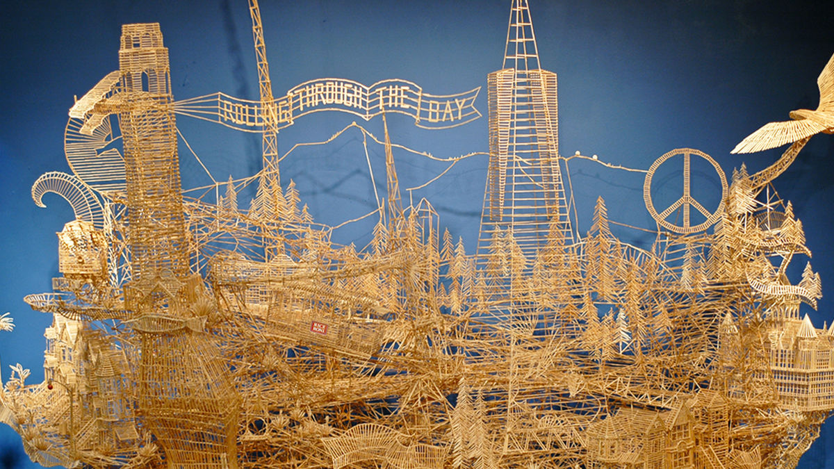 10万本の「つまようじ」でできた街が衝撃的！苦節35年。 | TABI LABO