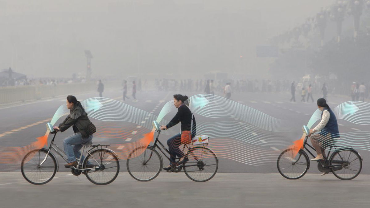 乗るだけで空気をキレイにする「自転車」が、中国で開発中。