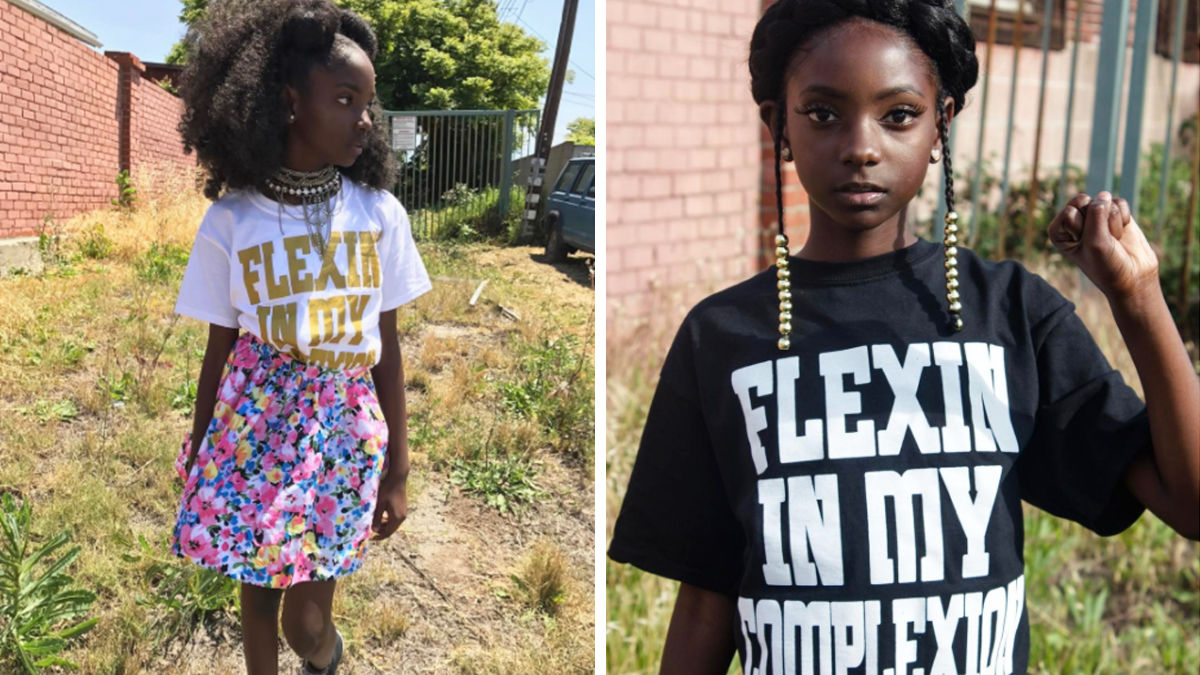 10歳の少女が人種差別と戦うために立ち上げたブランド Flexin In My Complexion Tabi Labo