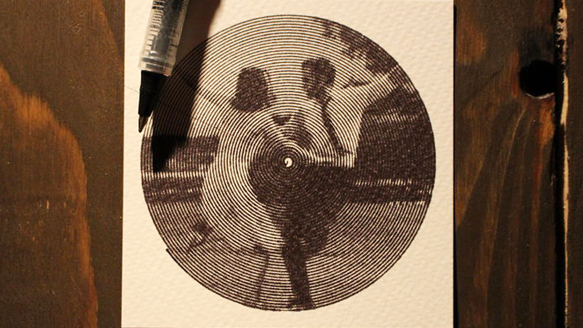 『La La Land』の名シーンを一筆書きで描かせてみた。